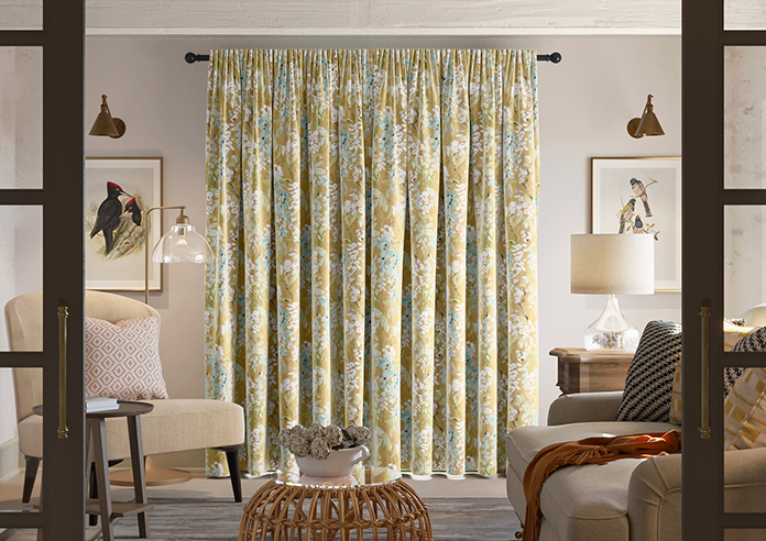 Wisteria, Ochre - Made to Measure Curtains - Image 7